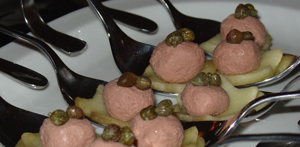 Calvadosappel met pate