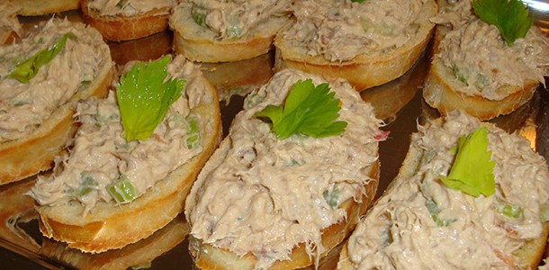 Bruchetta makreelmousse