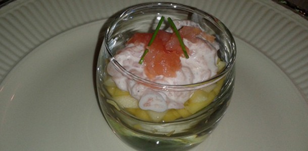 Frisse zalmsalade