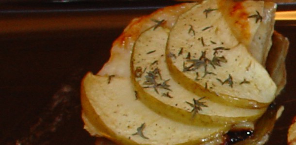 Geitenkaas-appeltaartje