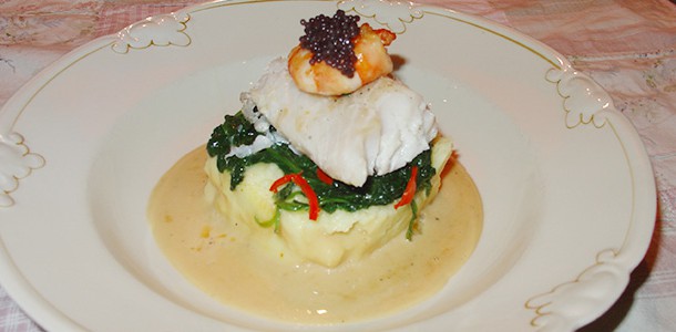 Kabejauwfilet in truffelroom