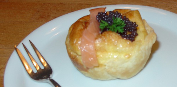 Quiches met gerookte zalm