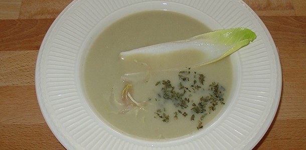 Romige witlofsoep