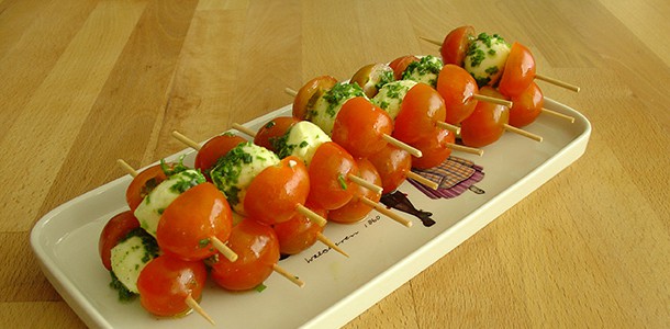 Bocconcini-tomatenspiesjes