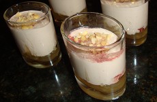 Mousse van ganzenlever met uienconfituur