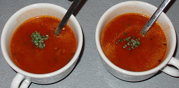 Tomatensoep met ballen